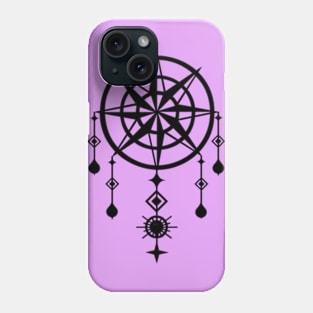 Wind rose and dream mandala Phone Case