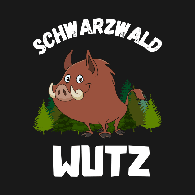 Schwarzwald Wutz lustiges Wildschwein Schwäbisch by Foxxy Merch