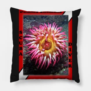 Painted Tealia Anemone Shirts Pillow