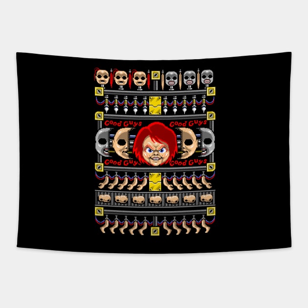 Good Guy, Ugly Sweater Tapestry by Punksthetic