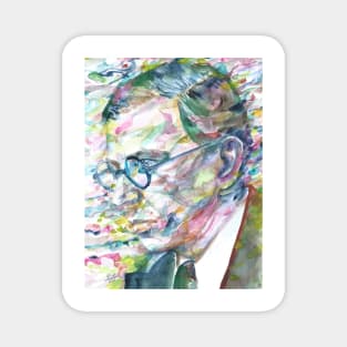 SARTRE - watercolor portrait .2 Magnet