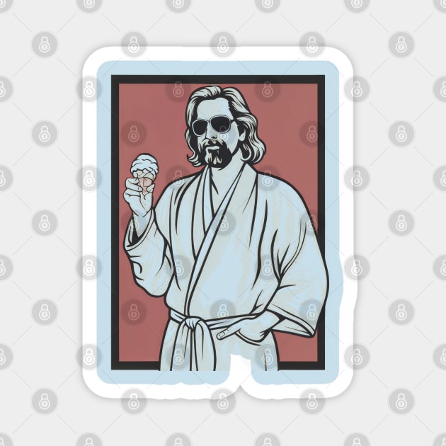 The big lebowski the dude Magnet by Aldrvnd