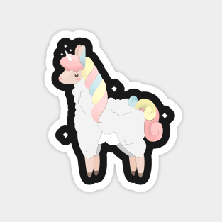 Unicorn Llama Magnet