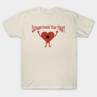 Please Scream Inside Your Heart T Shirt Graphic by familyteelover ·  Creative Fabrica