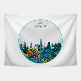 new york skyline Tapestry