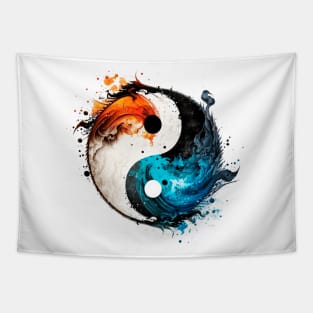 Yin Yang T-Shirt Tapestry