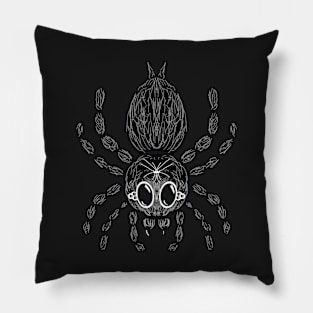 Tarantula Cartoon (Tliltocatl albopilosus) Pillow