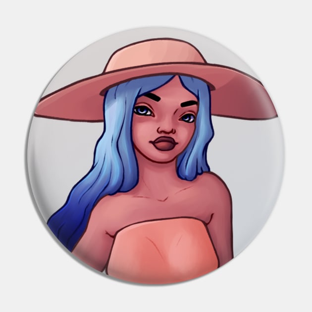 Summer girl Pin by Rosalis