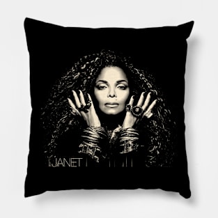 Janet Jackson Vintage Pillow