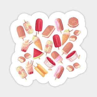 Ice cream and Popsicles Magnet