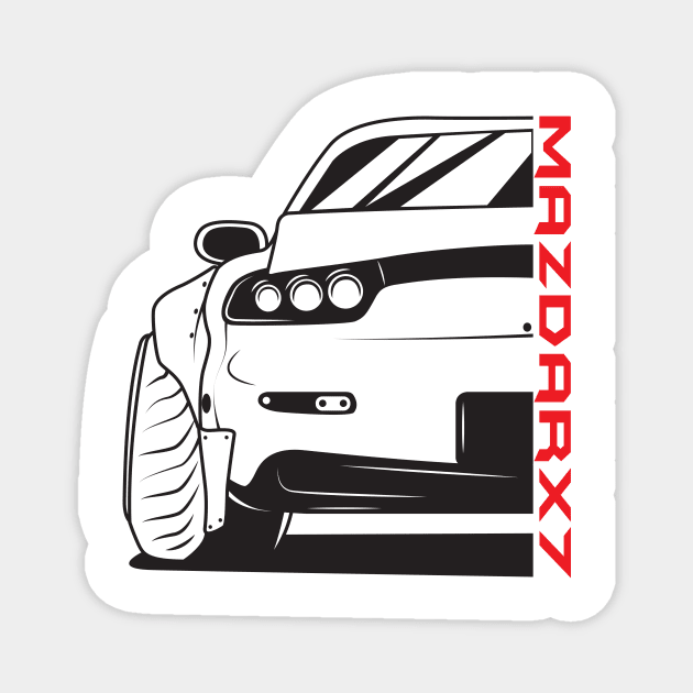 Mazda RX7 Magnet by cungtudaeast