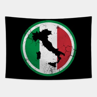 Italy Italian Flag Map Italia Tapestry