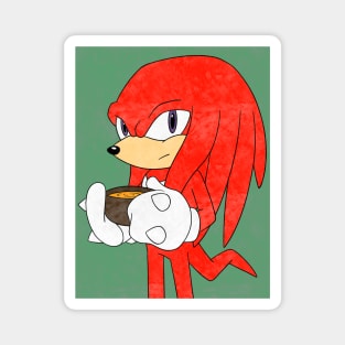 Knuckles' Pumpkin Soup Magnet