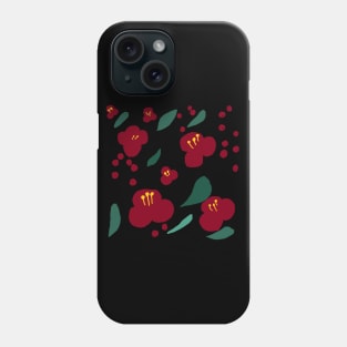 camellia pattern Phone Case