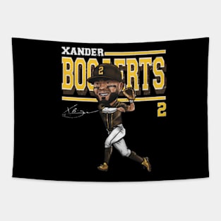 Xander Bogaerts San Diego Cartoon Tapestry