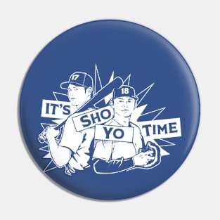 Shohei Ohtani & Yoshinobu Yamamoto It's Sho-Yo Time Pin