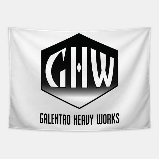 Galentro Heavy Works Tapestry by MindsparkCreative