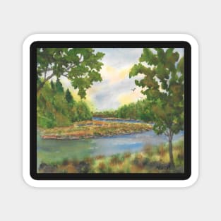 Squamscott River Newfields NH Magnet