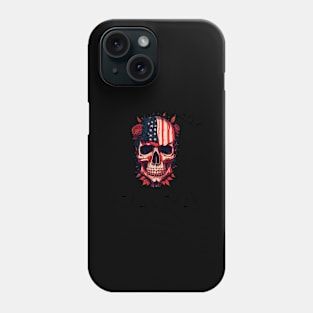 One Gnarly Papa Usa Fathers Day Grunge Skull Phone Case