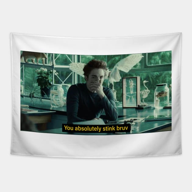 Funny Edward Cullen Twilight Tapestry by Stephensb Dominikn