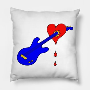 Music That Breaks My Heart Pillow