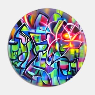 Neon Graffiti Pin