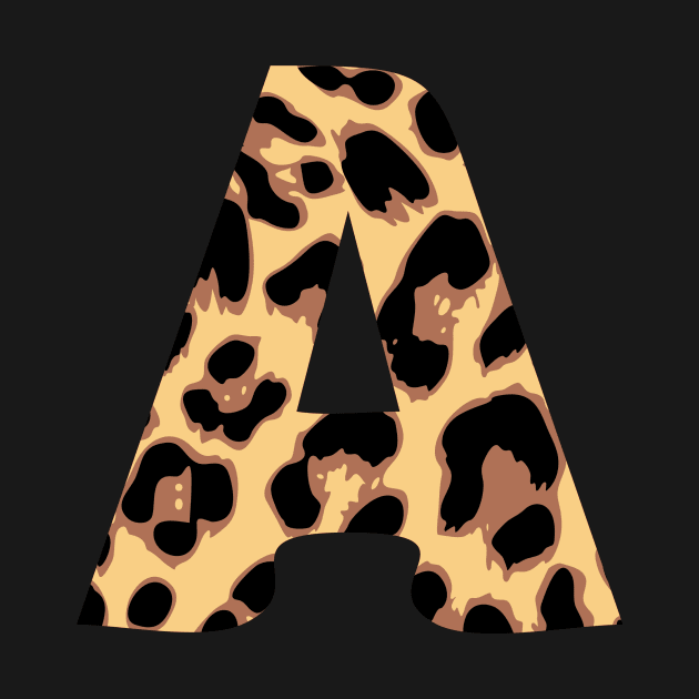 Cheetah initial letter A by Asilynn