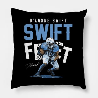 D'Andre Swift Detroit Swift Feet Pillow