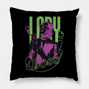 Boss Lady Vinatge Retro Themed Gift Pillow