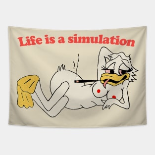 Life Is A Simulation Tapestry