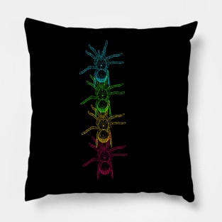 Goliath Birdeater tarantula (Theraphosa blondi) rainbow Pillow