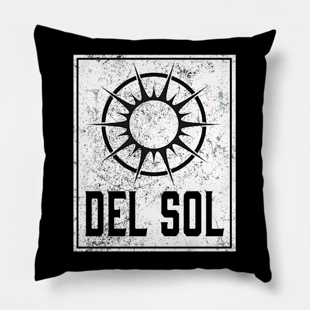 The Sun Tarot Design - Del Sol Pillow by ballhard