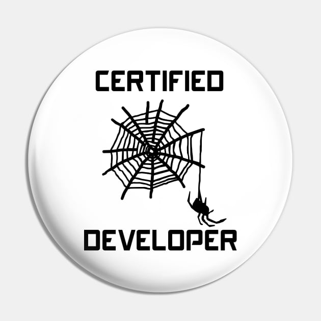 Certified Web Developer Pin by CBV