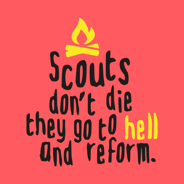 Scouts don't die (black) by nektarinchen