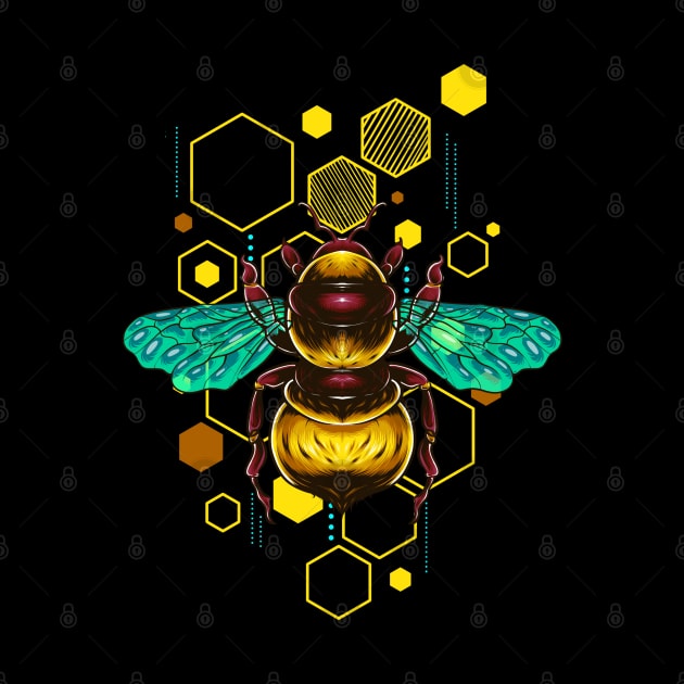 Bee honey by FUJHINE