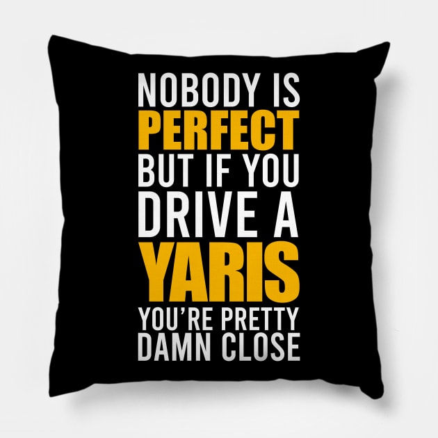 Yaris Owners Pillow by VrumVrum