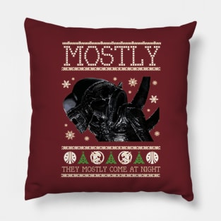 Aliens Christmas Pillow