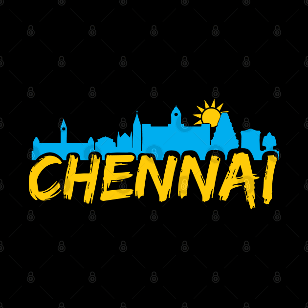 I love Madras Chennai Tamil Language Quote by alltheprints