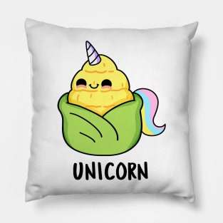 Uni Corn Cute Unicorn Pun Pillow