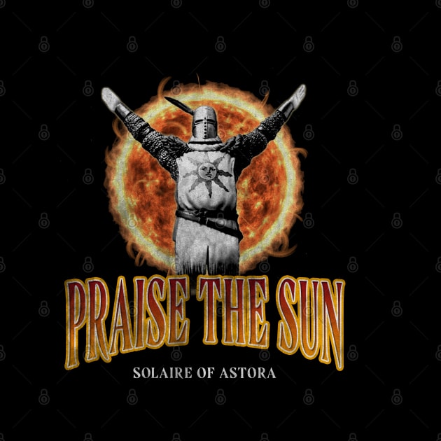 Solaire Dark Souls - Praise The Sun by GasparArts