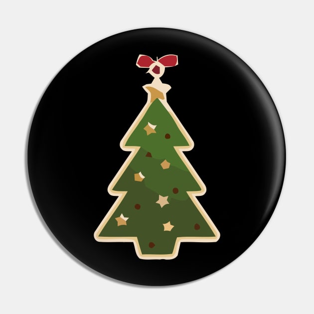 Christmas Tree Decoration Pin by AdeShirts