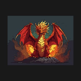 Dragon on fire T-Shirt