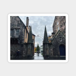 Spooky Edinburgh Street Scene Magnet