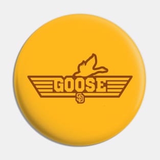 Padres Goose Topgun Brown Pin