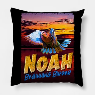 Noah - Beginning Birder Pillow