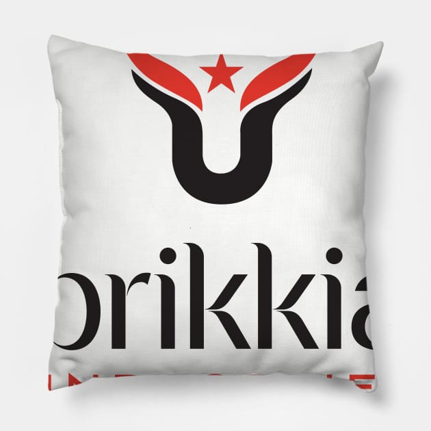 Ubrikkian Industries Pillow by MindsparkCreative