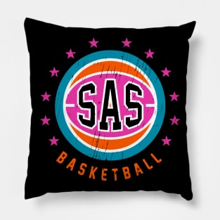 SAS Basketball Vintage Pillow