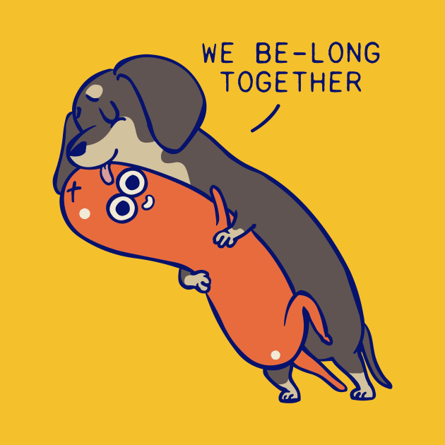 We belong together dachshund by huebucket