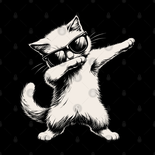 Dabbing Cat by Yopi