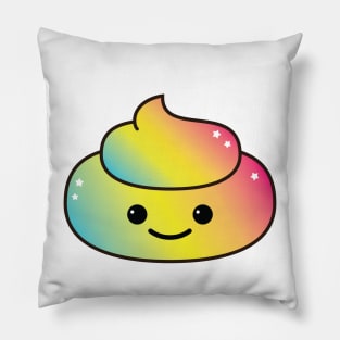 Cute Poop Smiley Pillow